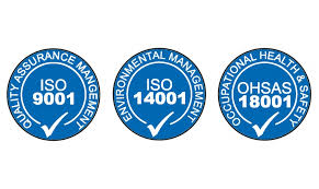 استانداردهای مدیریتی ISO9001 و ISO14001 و OHSAS18001
